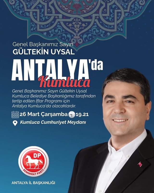 Liderler Antalya’ya Geliyor