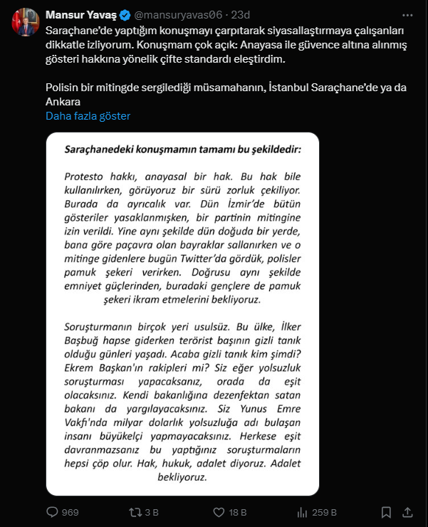 Mansur Yavaş’tan "Nevruz Etkinliği" Tartışmasına Yanıt!