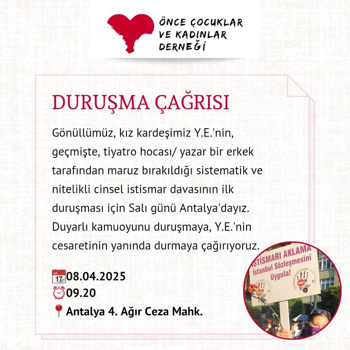 13 Yaşında İstsmara Uğradı! Davası Antalya'da Görülecek 2