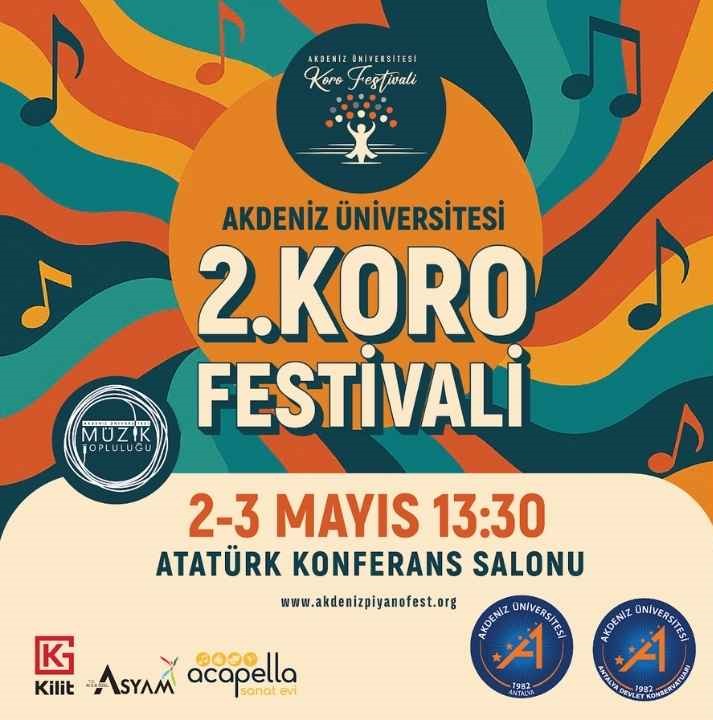 2. Akdeniz Üniversitesi Koro Festivali Başlıyor  2