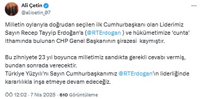Akp Antalya İl Başkanı'ndan Özgür Özel'e 'Cunta' Tepkisi Şirazesi Kaymış 2
