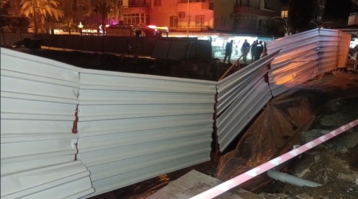 Alanya’da Facianın Eşiğinden Dönüldü! İnşaatın Duvarı Çöktü