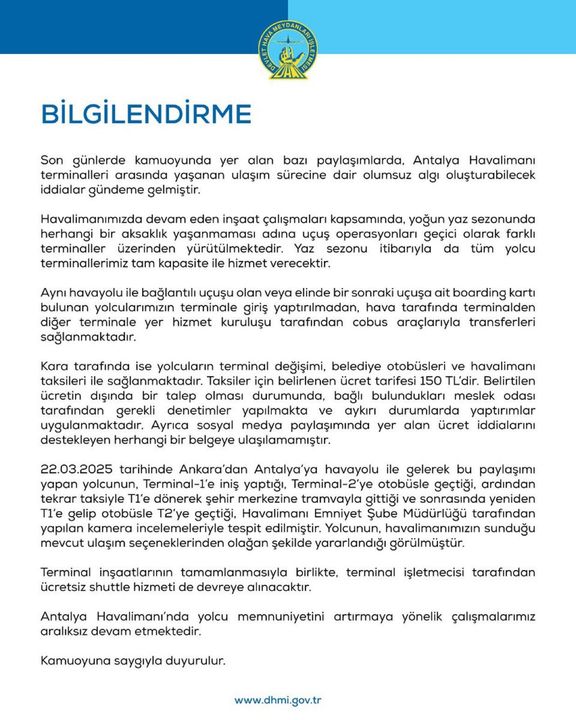 Antalya Havalimanı'nda 'Seyahat Dolandırıcılığı' İddiası! Dhmi̇'den Açıklama Geldi 2