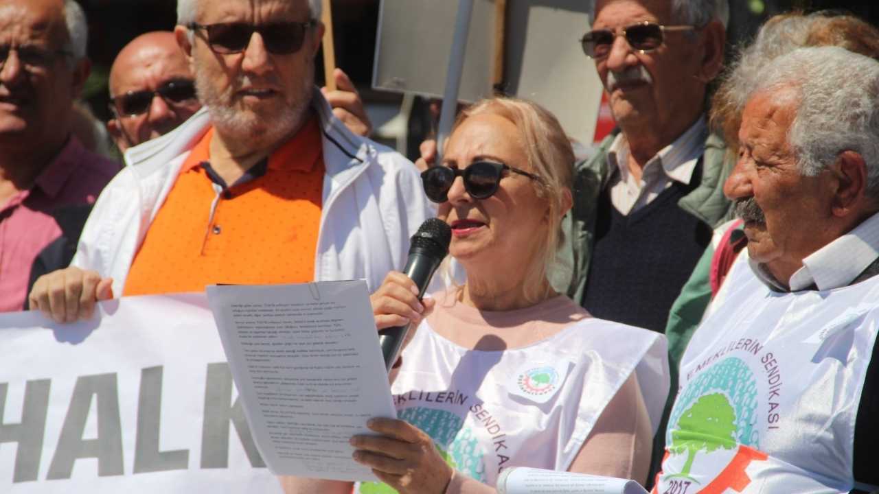 Antalya'da Emeklilerden Elektrik Protestosu 2