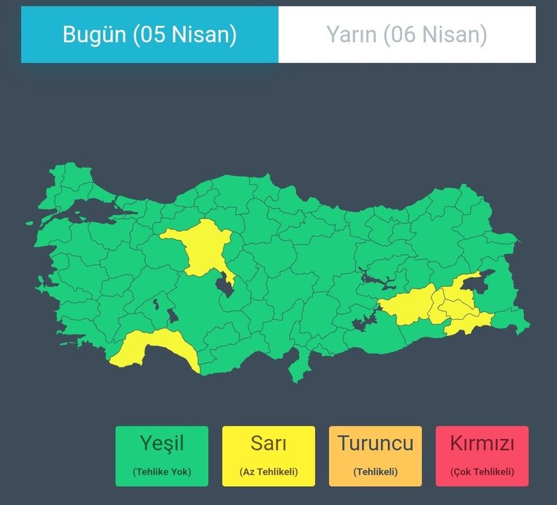 Dışarı Çıkarken Dikkat! Afad Antalya İçin Sarı Uyarı Verdi 2