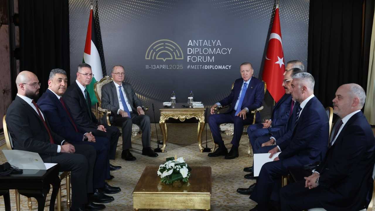 Erdoğan Antalya'da Filistin Başbakanı Ile Görüştü 2