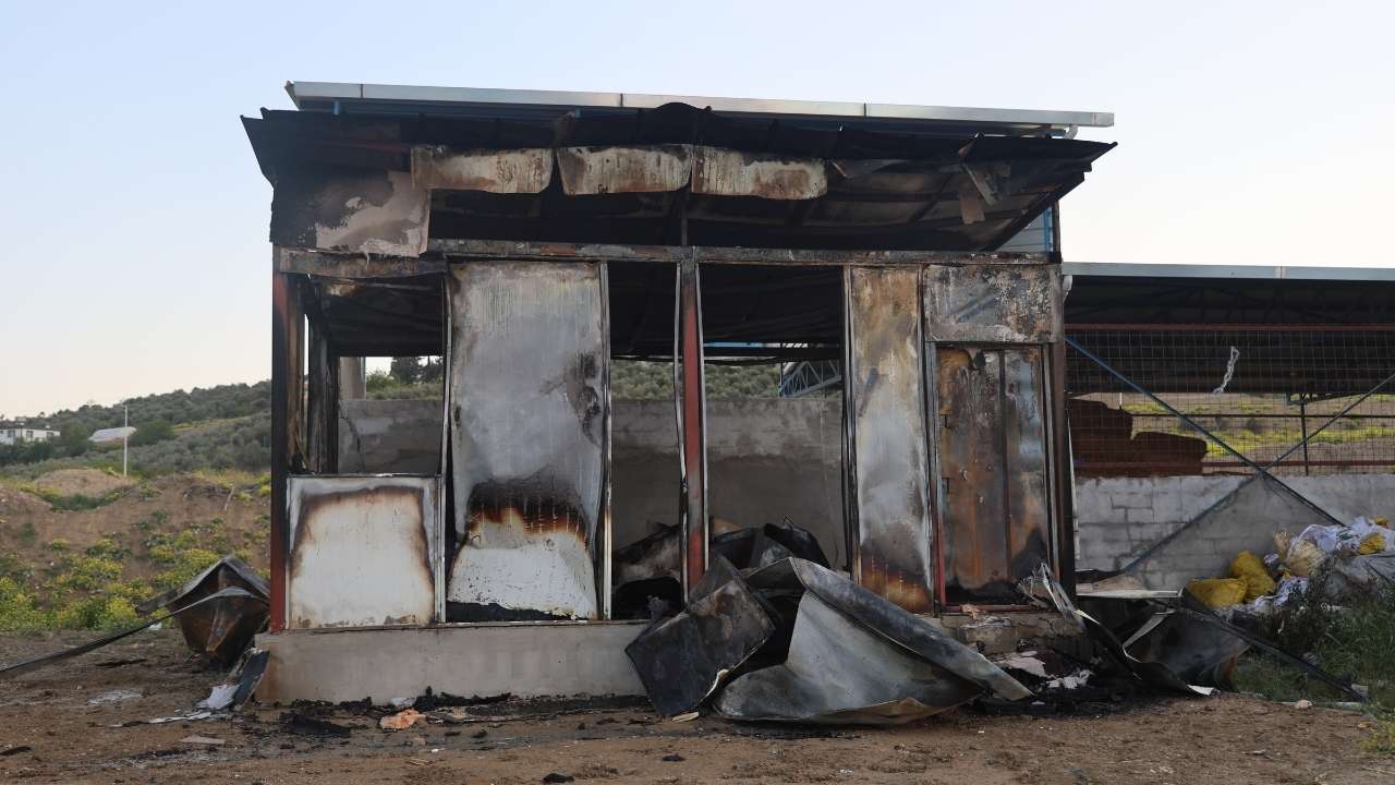 Hatay’da Bir Konteyner Yangını Daha2