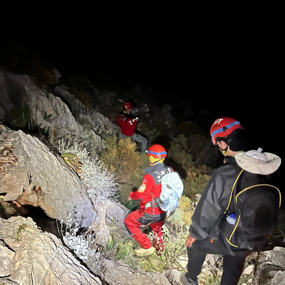 Kaş'ta Likya Yolu'nda Yürüyüşte Kayboldu! 3 Saatte Bulundu