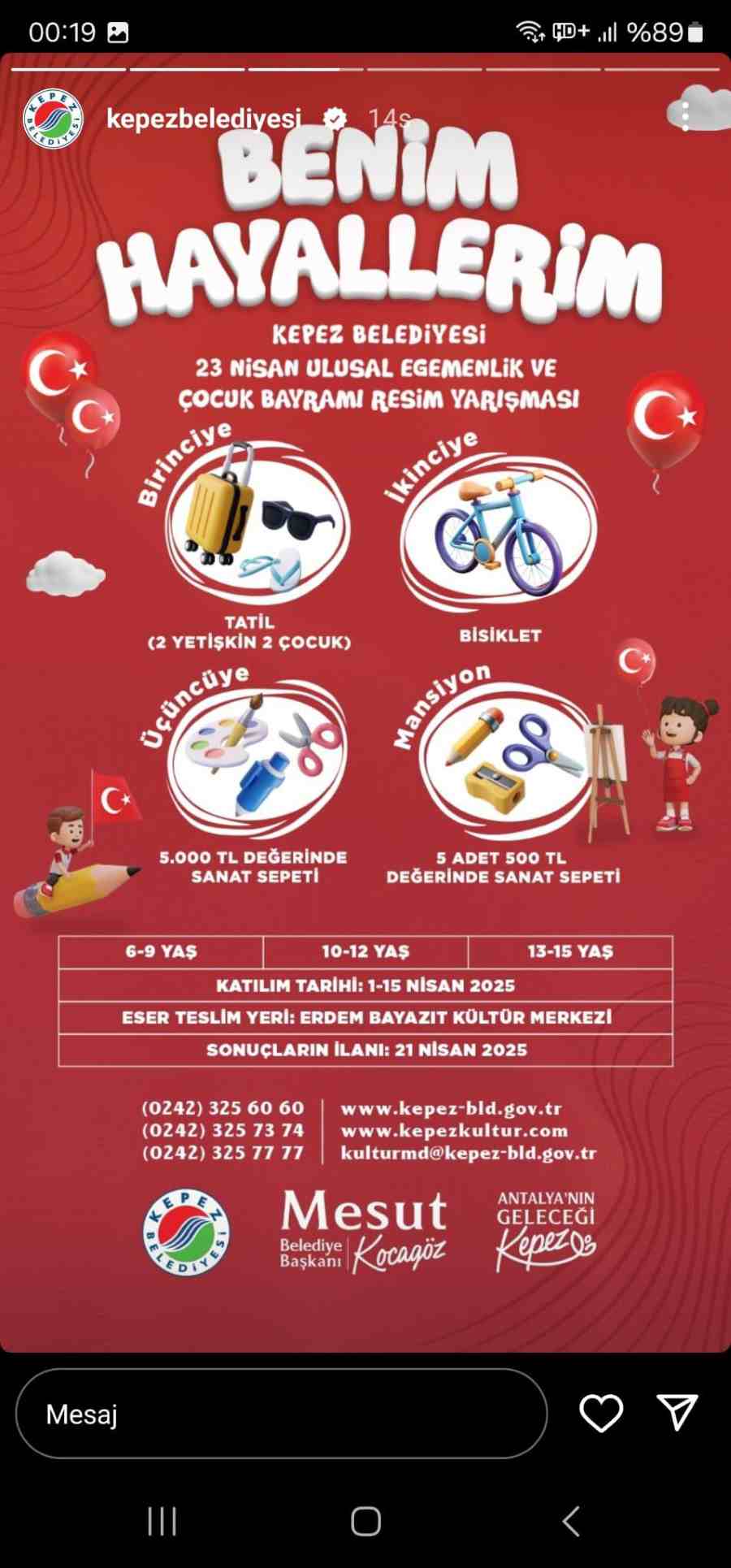 Kepez'de Yarışma Heyecanı! Başvurular Başladı122