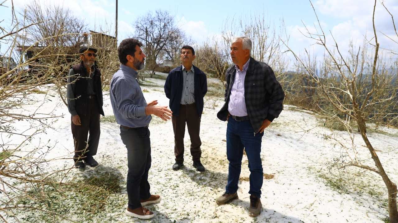Manavgat’ta Dolu Zararı İçin Hasar Tespiti Yapılıyor 2