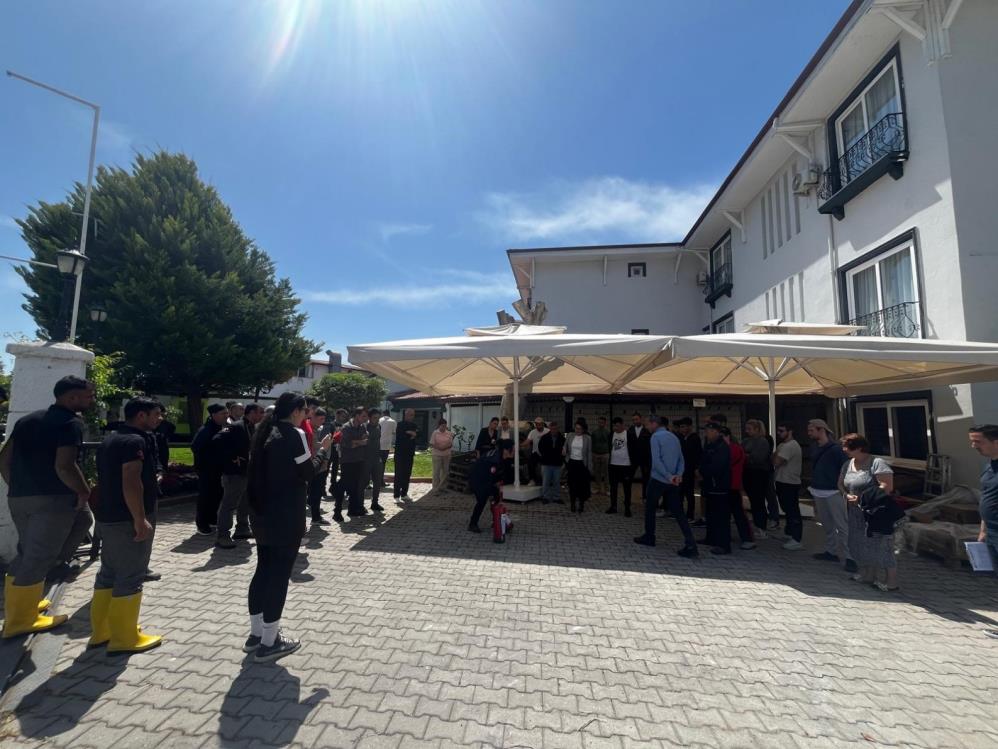 Manavgat'ta Yangın Tatbikatı Gerçeğe Dönüştü