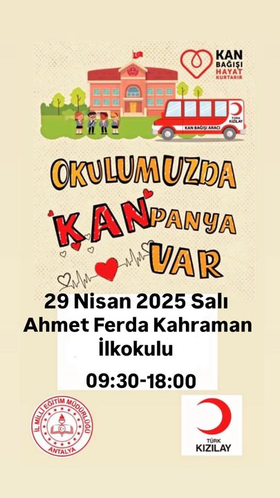 Muratpaşa'da Velilere Kan Bağışı Çağrısı 2