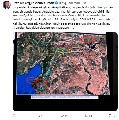 Prof. Dr. Ahmet Ercan'dan Van Depremleri Açıklaması! Büyük Deprem Gelir Mi 2