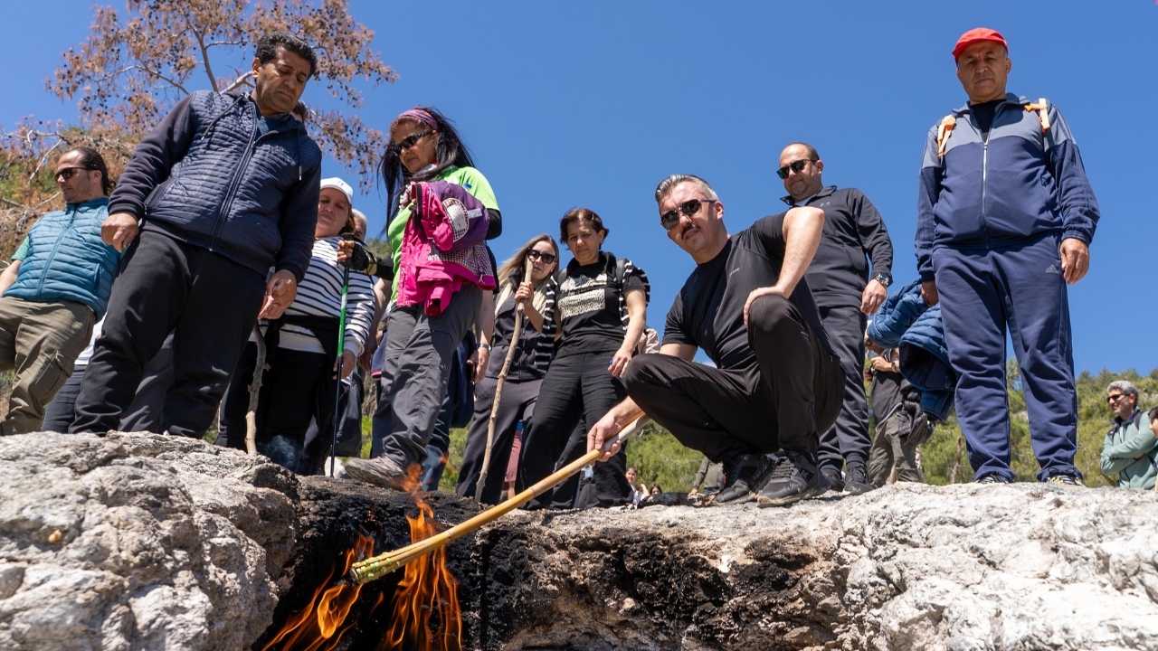 Turizm Sezonu Kemer'de 3 Bin Yıllık Olimpiyat Ateşiyle Açıldı 2