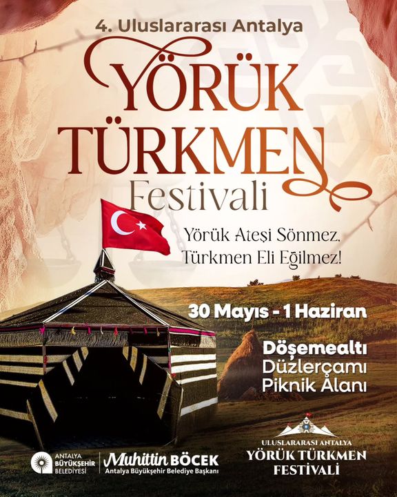 4. Uluslararası Antalya Yörük Türkmen Festivali Başlıyor 2