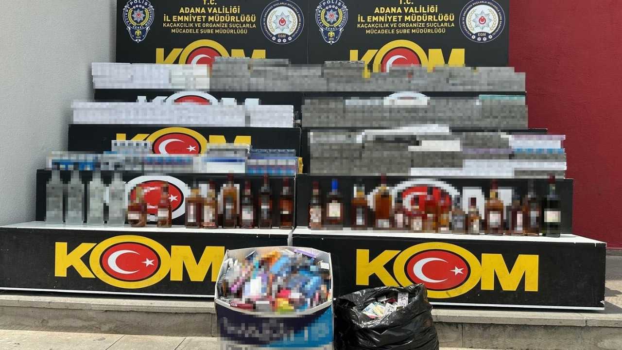 Adana’da Kaçak Sigara Ve Sahte İçkiye Geçit Yok 2