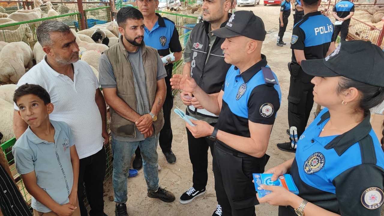 Adana’da Kurban Pazarına Polis Çıkarması 2
