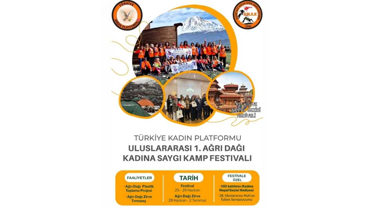 Ağrı Dağı’nda Kadın Festivali Tarihe Geçecek 2