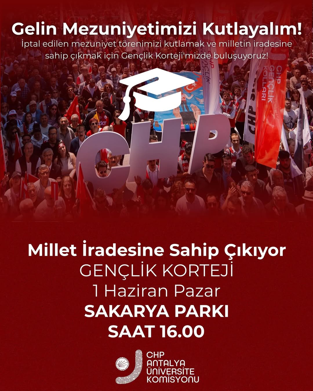 Akdeniz Üniversitesi Öğrencilerinden Alternatif Mezuniyet Töreni