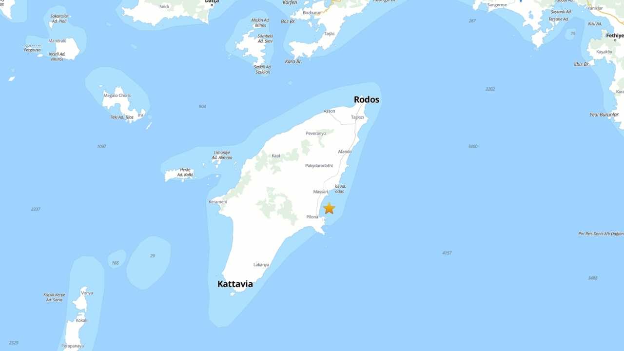 Akdeniz'de 3.9 Büyüklüğünde Deprem3