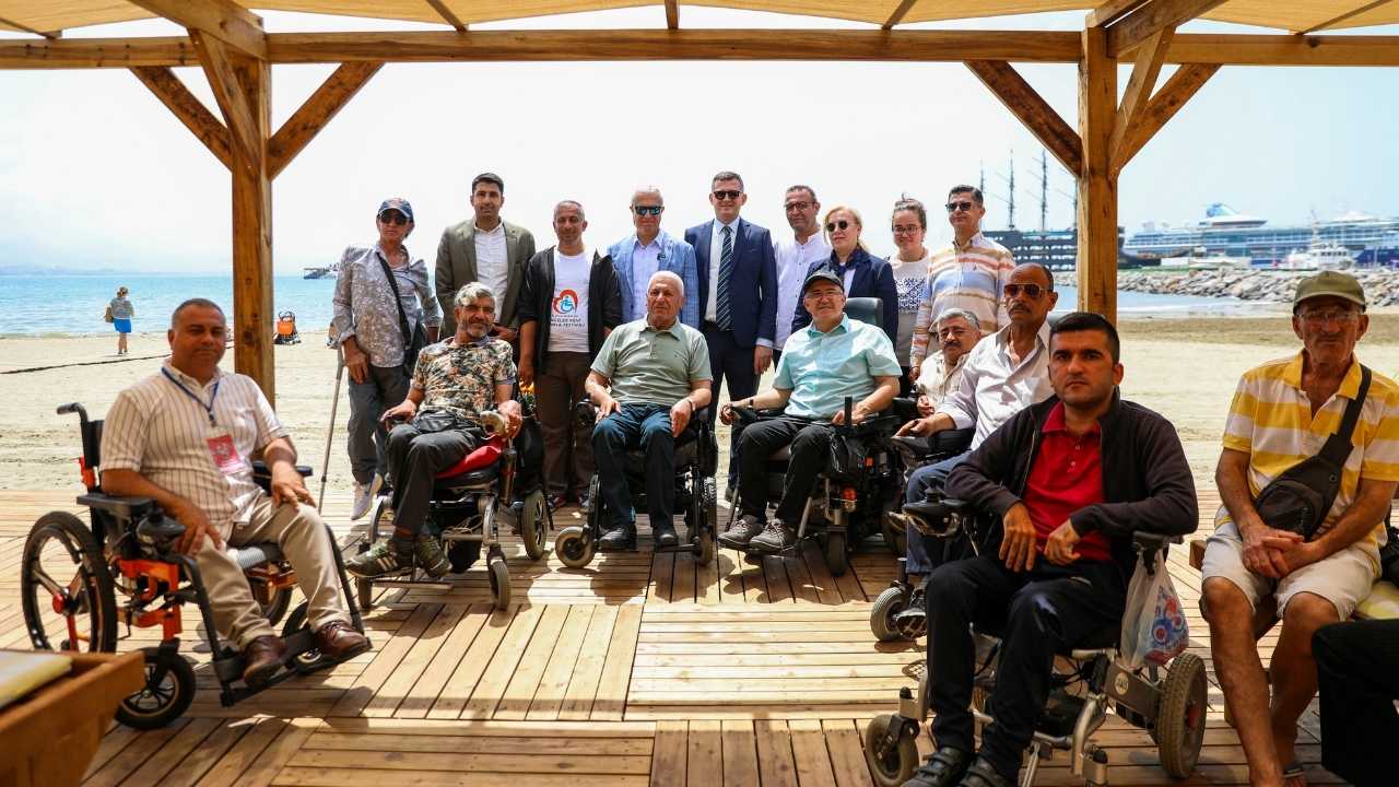 Alanyadan Örnek Proje Engel Tanımayan Plaj3