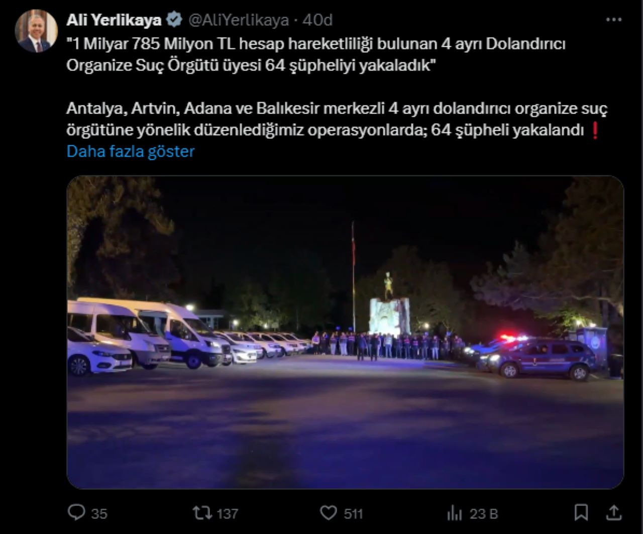 Antalya Dahil 4 İlde 1.7 Milyar Liralık Dolandırıcılık