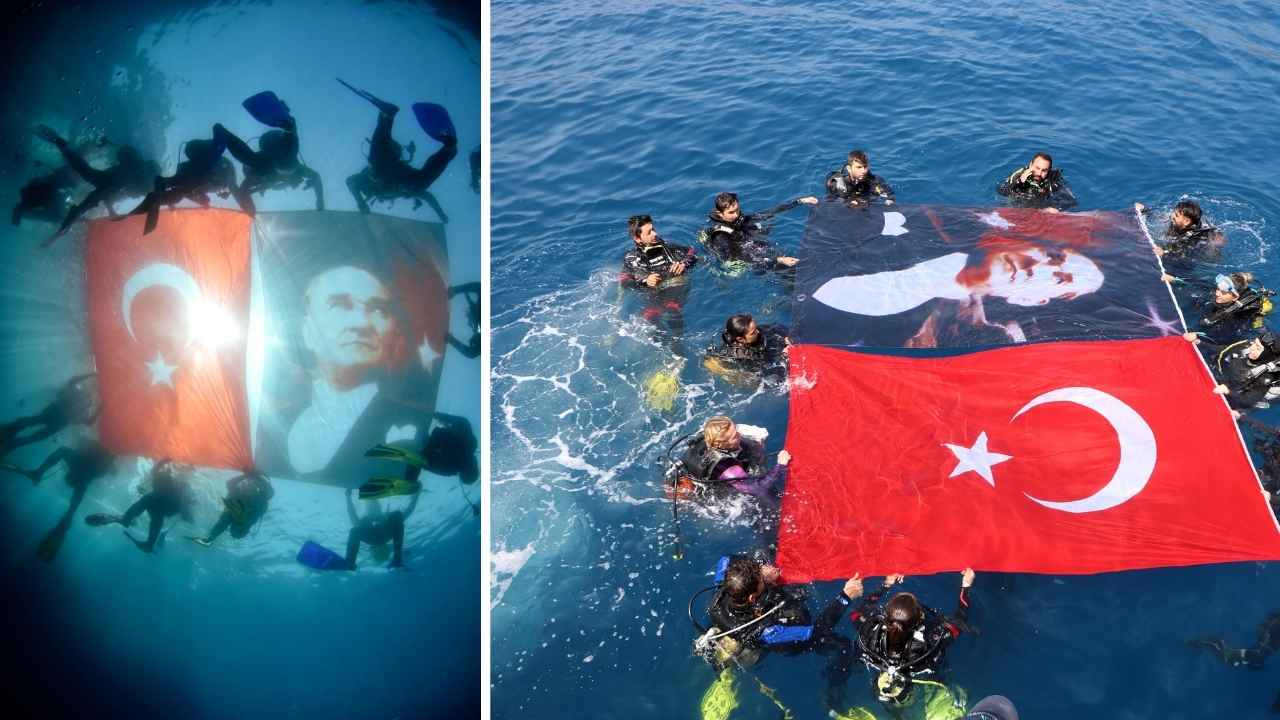 Antalya'da 108 Yıllık Tarihe Dalış! Paris 2 Batığını Görüntülediler 3