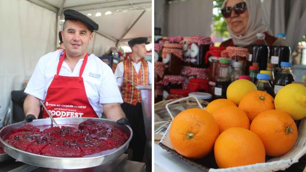 Antalya'da Halk Gastronomi Festivali'ne Koştu 2