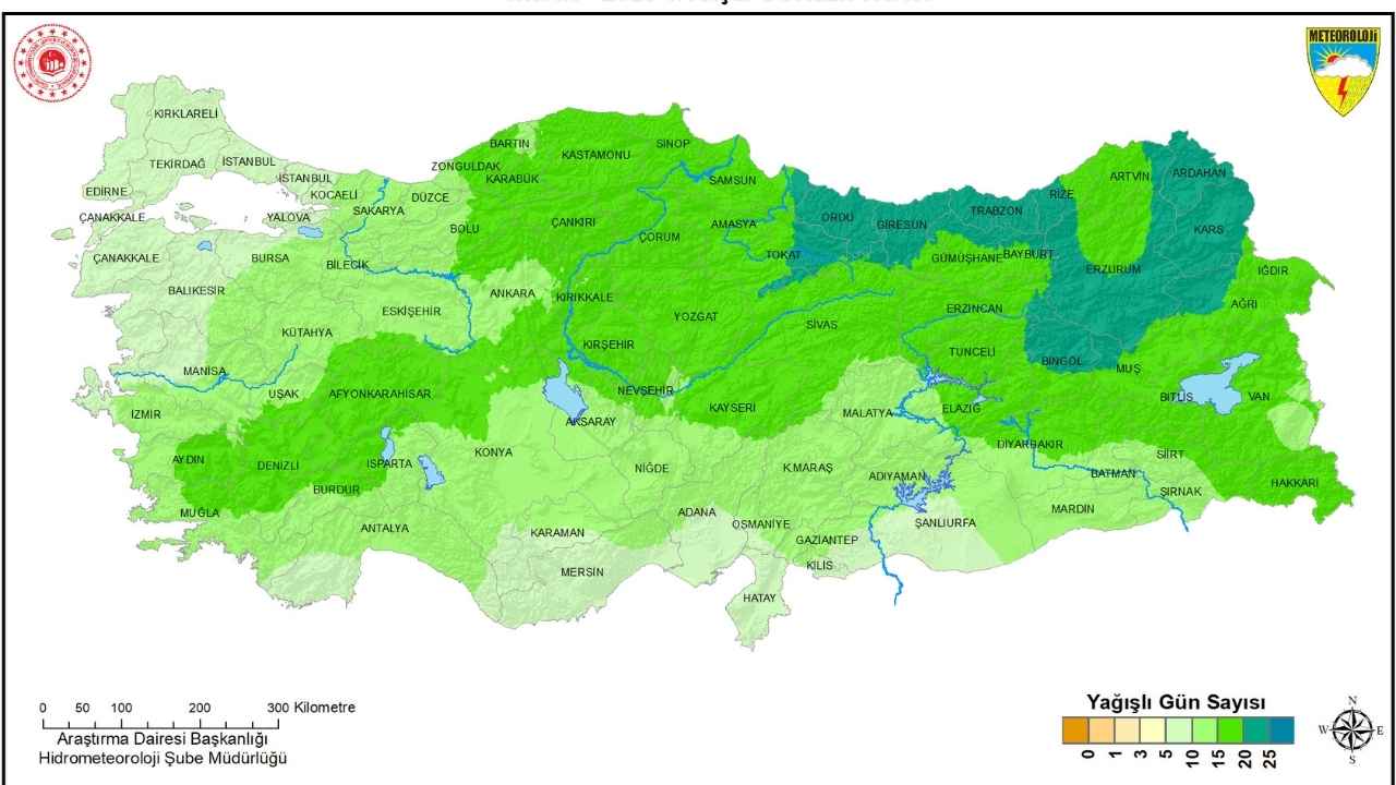 Antalya’da Nisan Yağışları Rekor Kırdı! Son 14 Yılın En Yüksek Seviyesi 3