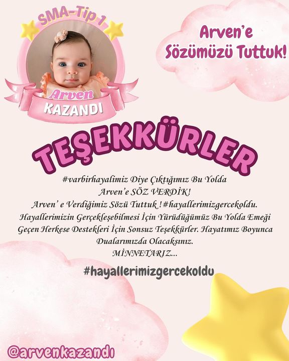 Antalya'da Sma'lı Arven Bebek Kazandı! 2