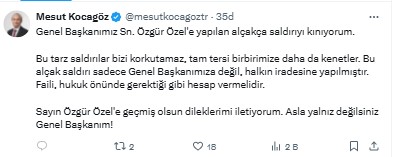 Antalya’dan Özgür Özel’e Saldırıya Büyük Tepki! ‘Sıradan Bir Provokasyon Değil’ 24