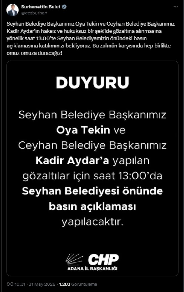 CHP’li Bulut Belediye Başkanları İçin Antalya’dan Seslendi