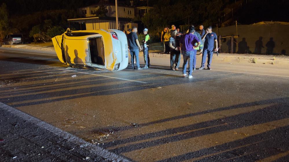 Gazipaşa'da Korkutan Kaza! Takla Atan Araçtan Sağ Çıktı