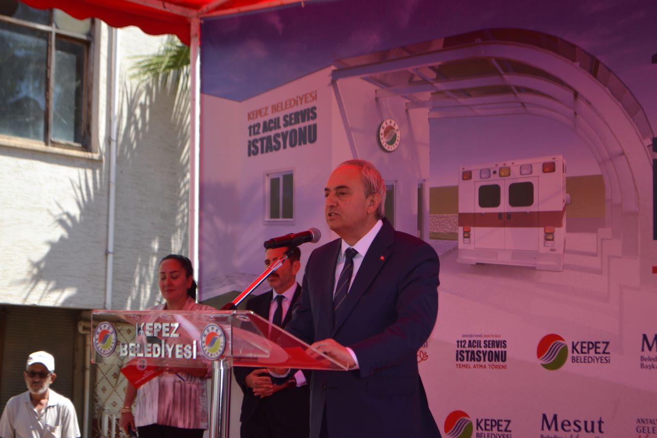 Kepez’de 112 Acil Servis İstasyonu Temeli Atıldı!