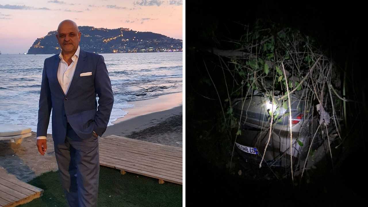 Alanya'da İş İnsanı Aracıyla Uçuruma Yuvarlandı!  3