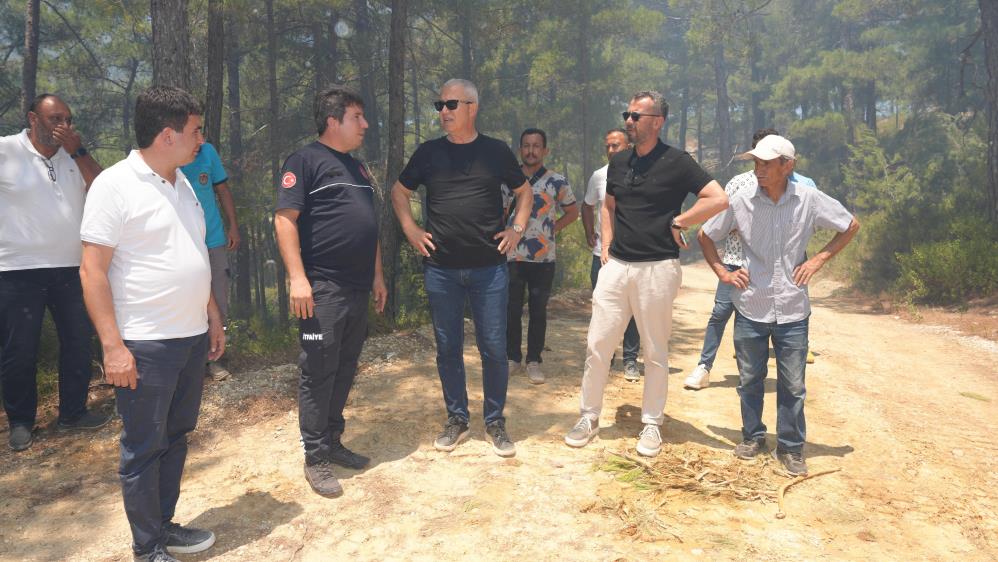 Alanya'da Korkutan Yangın Büyük Ölçüde Kontrol Altına Alındı