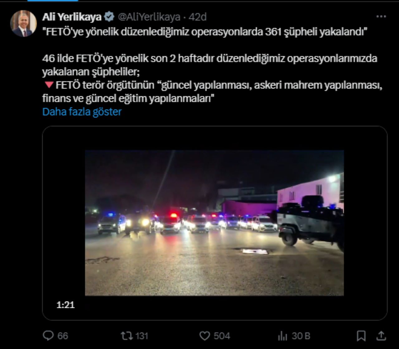 Antalya Dahil 46 İlde F*TÖ Operasyonu! 361 Şüpheli Yakalandı