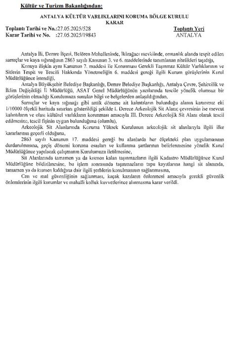 Antalya Demre’deki Sarnıçlar Ve Kaya Sığınağı Koruma Altına Alındı  2