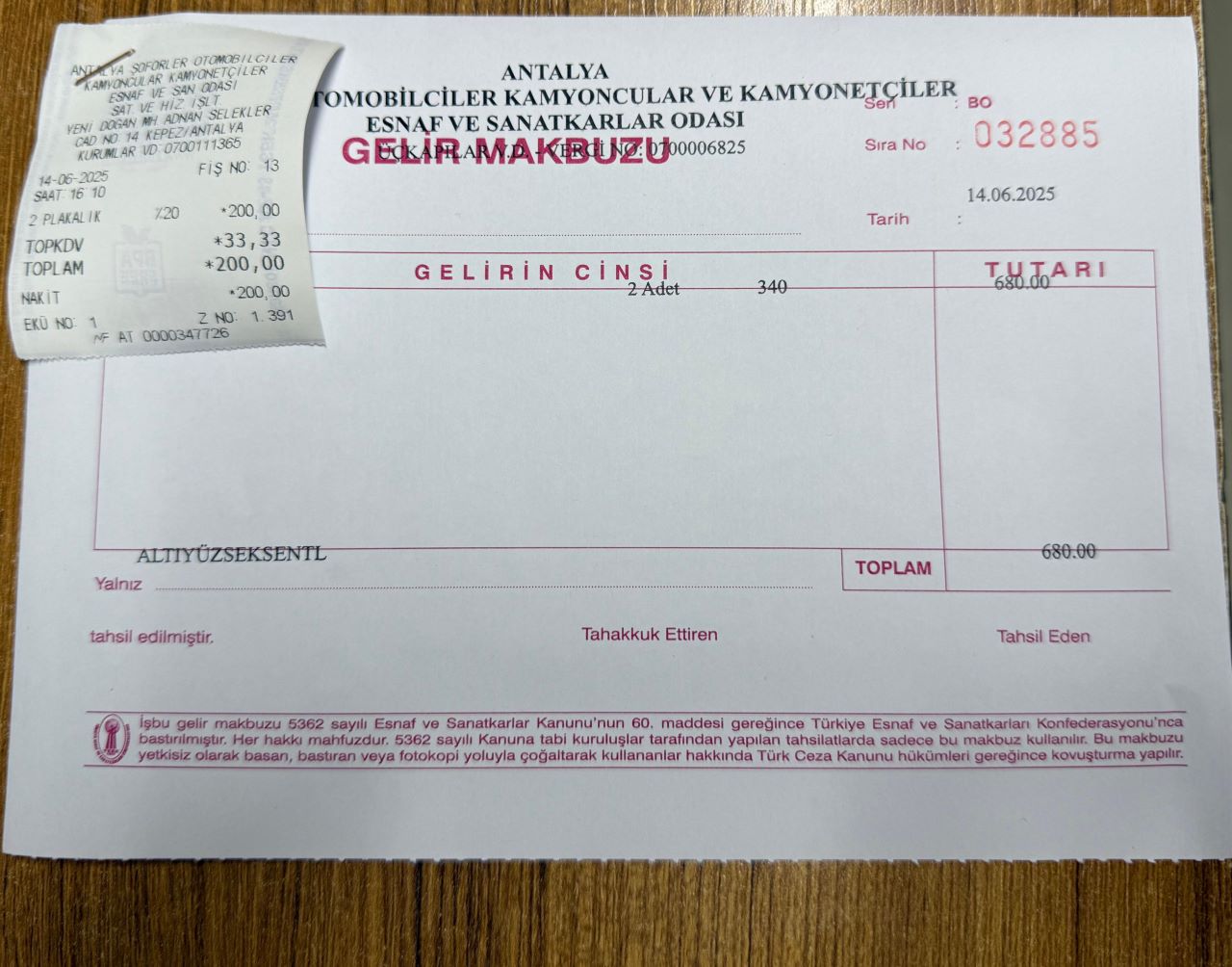 Antalya Şoförler Odası’ndan “Vergi Ödenmiyor” İddialarına Cevap