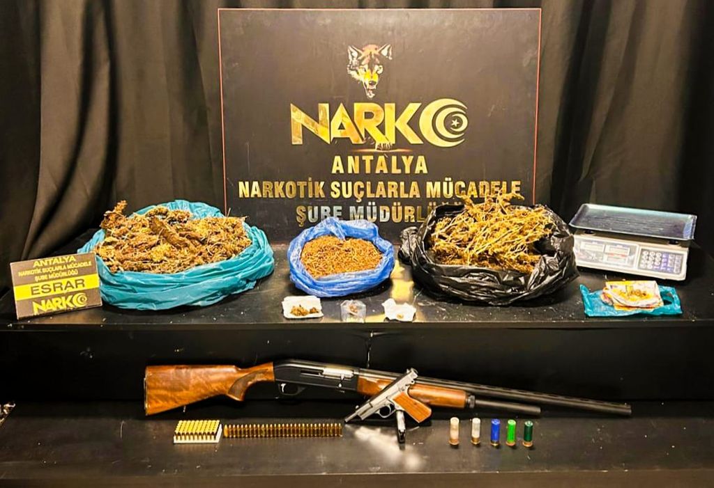 Antalya'da 1 Haftada Ele Geçirilen Yasaklı Maddeler Açıklandı 113 Gözaltı 3