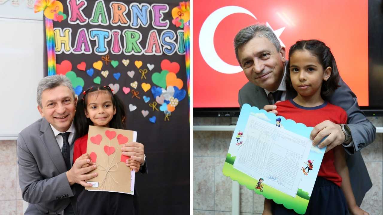 Antalya'da Karne Coşkusu! 511 Bin Öğrenci Karne Aldı 3