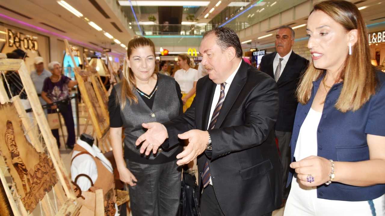 Antalya’da Kursiyerlerin El Emeği Sergisine Büyük İlgi 2