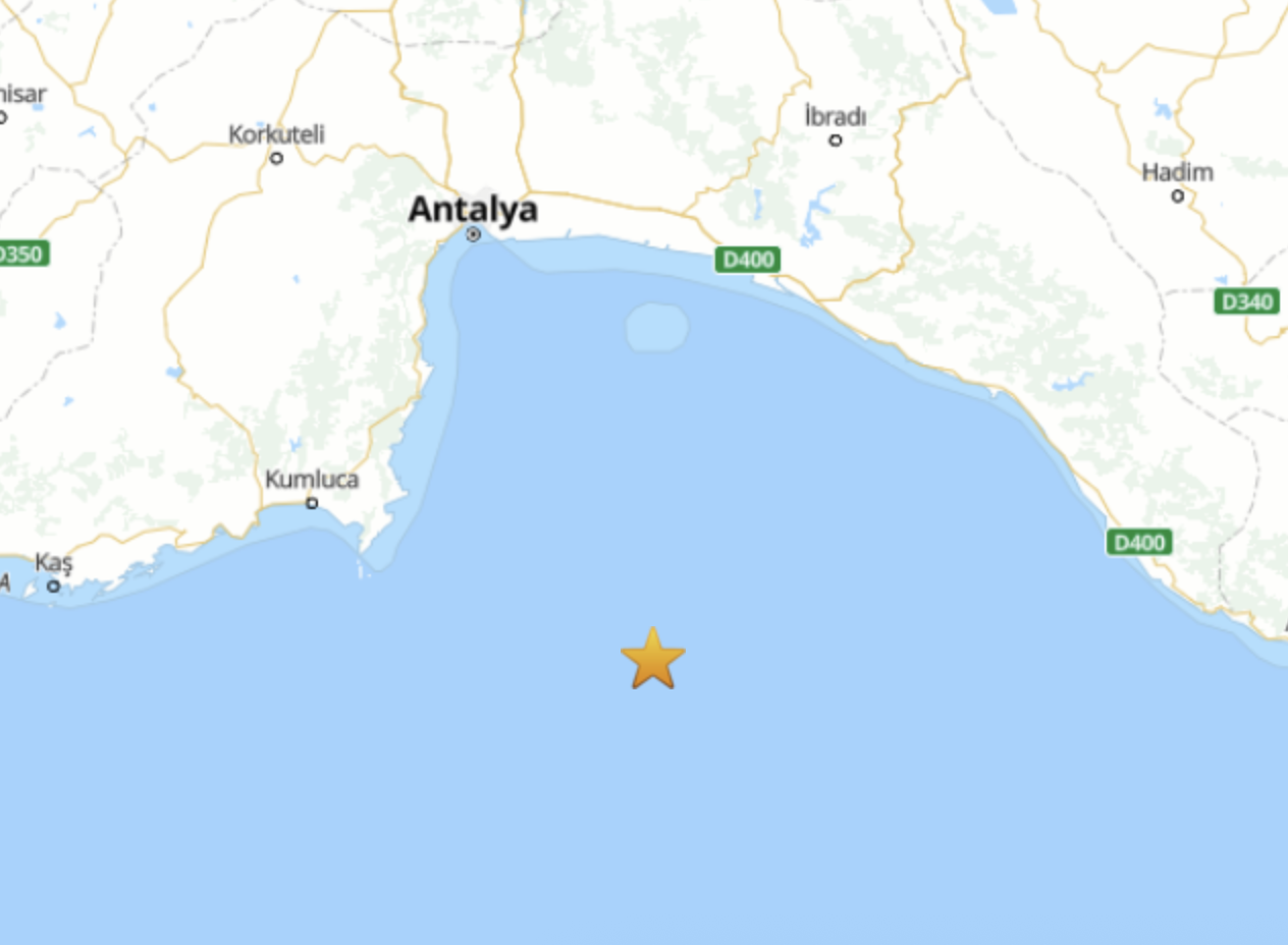 Antalya Kumluca'da Şiddetli Deprem