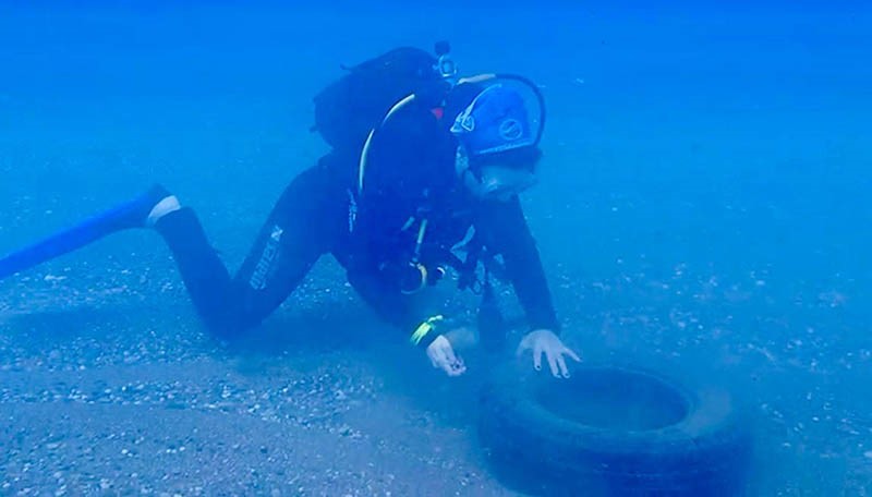 Gazipaşa'da Nesli Tükenen Carettalar İçin Deniz Dibi Temizlendi
