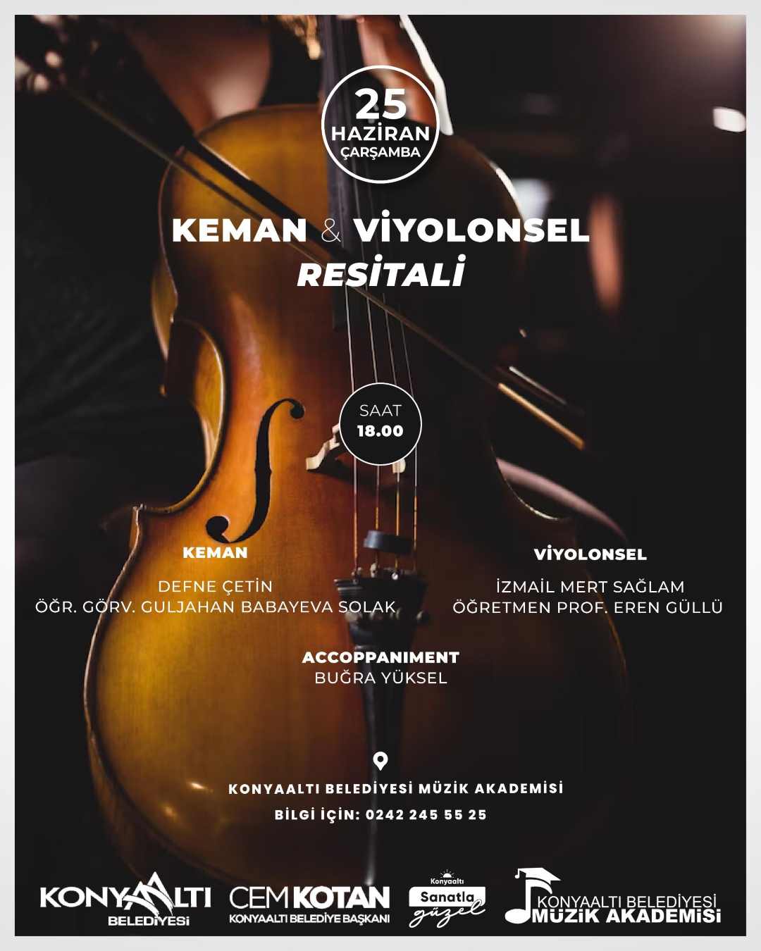 Konyaaltı Belediyesi Müzik Akademisi’nden İki Konser 1