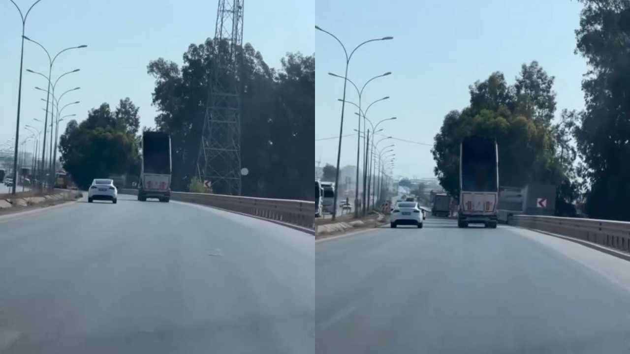 Hatay’da Damperi Açık Kalan Hafriyat Kamyonu Tehlike Saçtı2