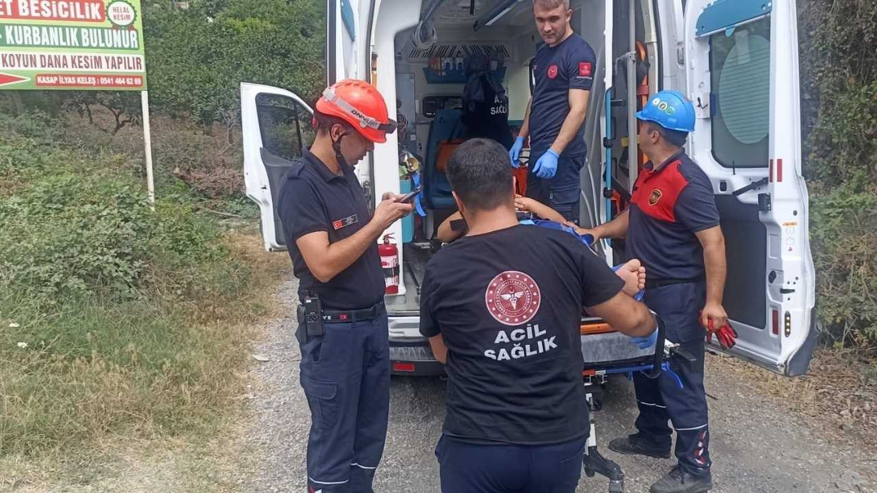 Hatay’da Serinlemek İsterken Kayalıklara Sıkıştı2