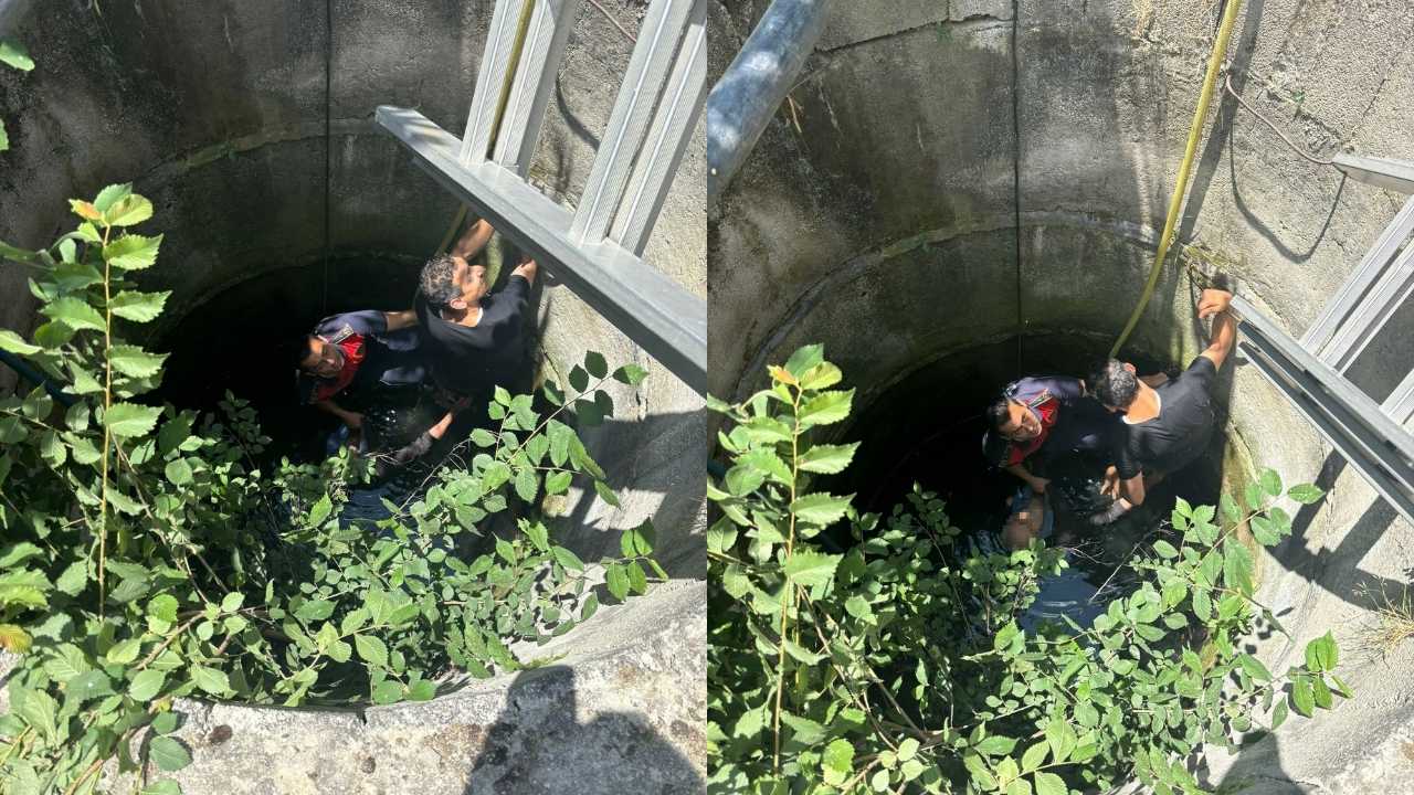 Hatay’da Su Kuyusuna Düşen Yaşlı Adamı İtfaiye Kurtardı 2