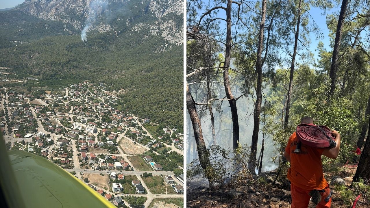 Kemer Milli Park Sahasında Orman Yangını! 3