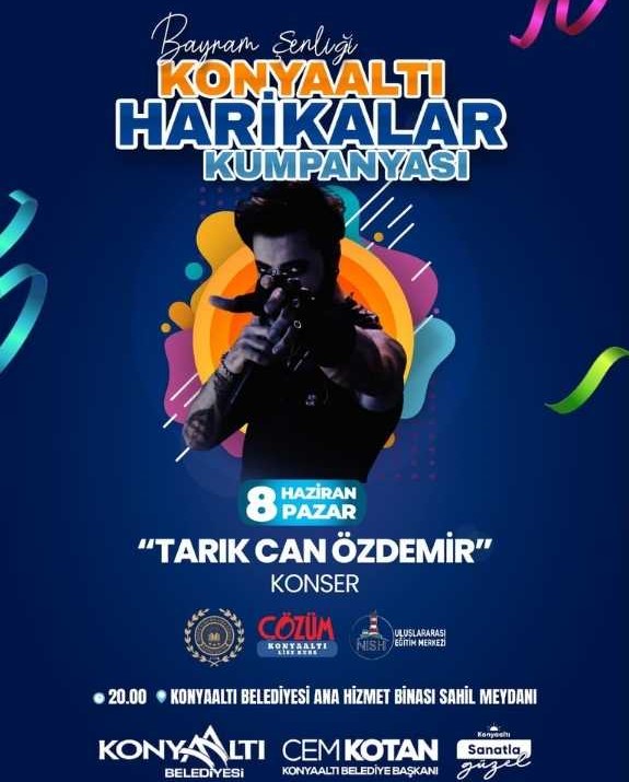 Konyaaltı Harikalar Kumpanyası’nda Bugün Neler Var Pazar Konser Programı 2